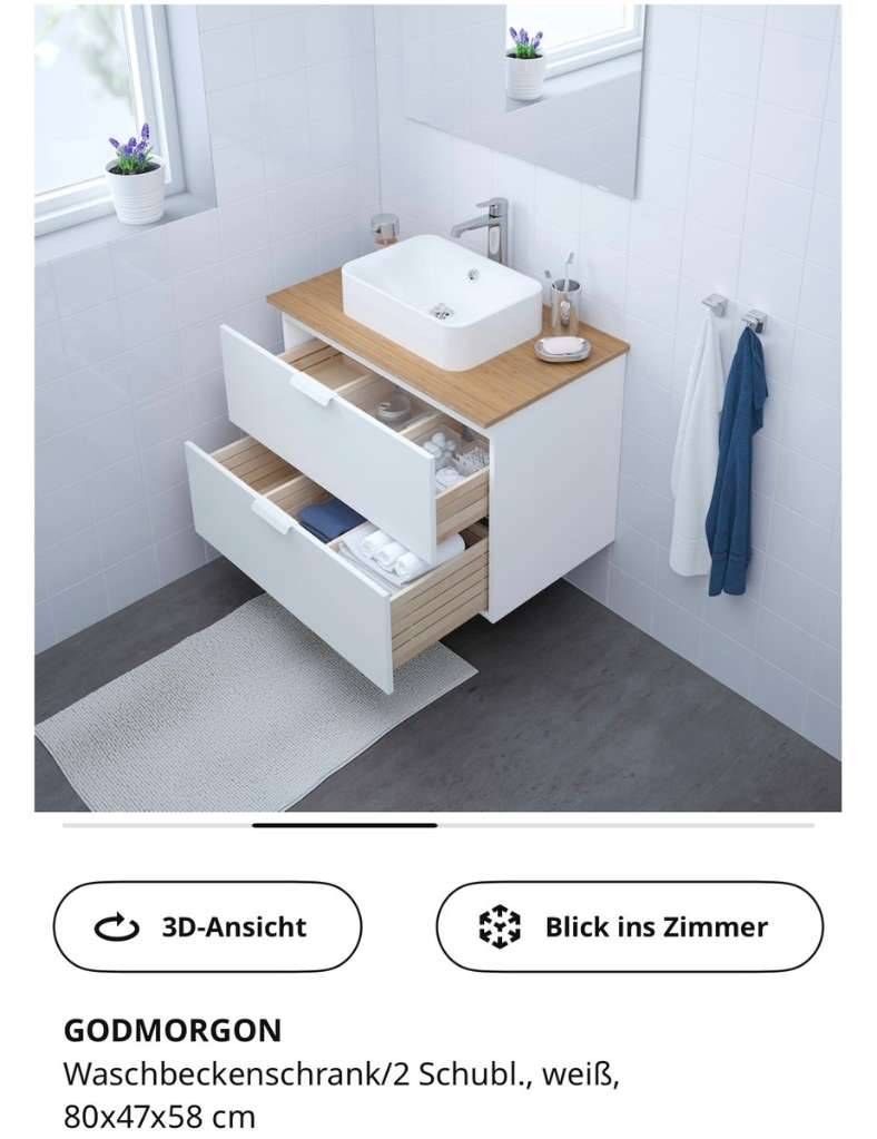 Ikea Godmorgon Waschbeckenschrank,  100,- (1140 Wien) - willhaben