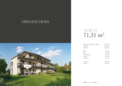 3-Zimmer-Wohnung kaufen in Graz – 71,31 m², € 374.203 – Bild 2 von 5