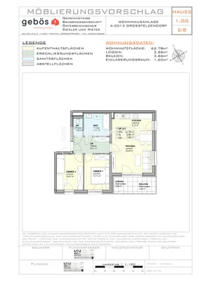 3-Zimmer-Wohnung mieten in Hollabrunn – 62,78 m², € 650 – Bild 8 von 8