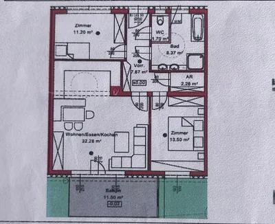 2-Zimmer-Wohnung mieten in Leibnitz – 77 m², € 1.071 – Bild 19 von 19