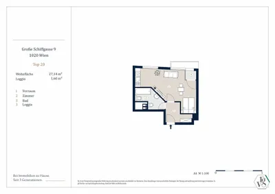 1-Zimmer-Wohnung kaufen in Wien – 28,94 m², € 299.000 – Bild 12 von 12