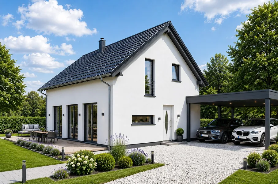 Kaufen statt Mieten Mansardenhaus ab 168.300,- inkl. Fundament / Grundstück vorhanden, Großhartmannsdorf