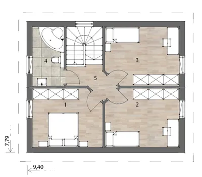 4-Zimmer-Haus kaufen in Hartberg-Fürstenfeld – 118 m², € 168.300 – Bild 4 von 9
