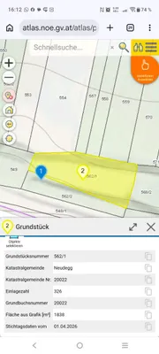 Grundstück kaufen in Tulln – 2 600 m², € 13.599 – Bild 2 von 5