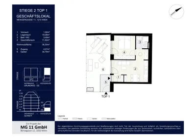 2-Zimmer-Immobilie kaufen in Wien – 36,3 m², € 200.000 – Bild 9 von 9