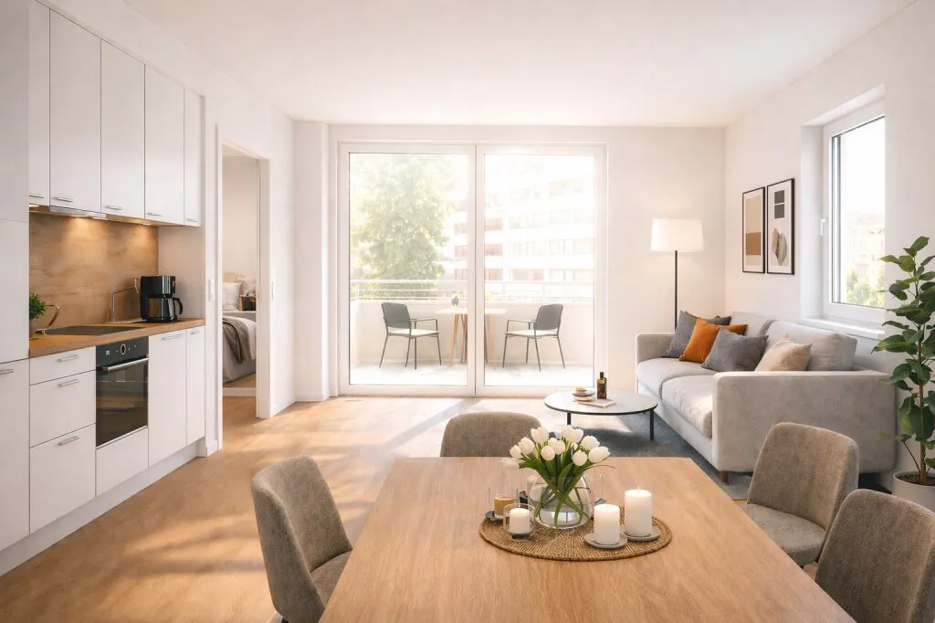 2-Zimmer Wohnung mit Terrasse und Garten - ideale Anlegerwohnung - Ansicht 2