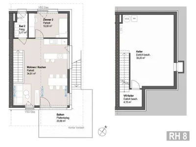 4-Zimmer-Haus kaufen in Salzburg-Umgebung – 87,87 m², € 647.428 – Bild 4 von 6