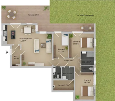4-Zimmer-Wohnung kaufen in Graz-Umgebung – 105 m², € 399.000 – Bild 14 von 14