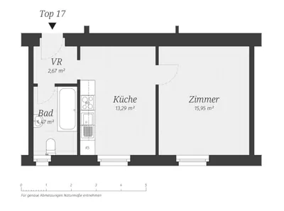 2-Zimmer-Wohnung mieten in Wien – 36,38 m², € 899 – Bild 8 von 8