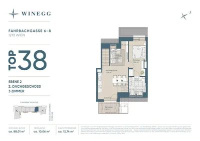Immobilie kaufen in Wien – 87,95 m², € 614.400 – Bild 33 von 34