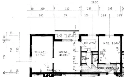 3-Zimmer-Wohnung mieten in Linz Land – 72,89 m², € 579 – Bild 2 von 4