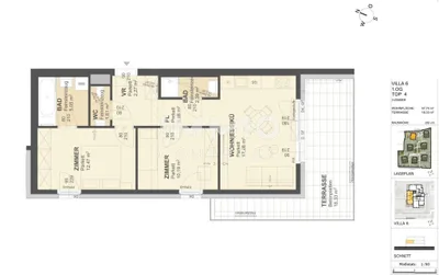 3-Zimmer-Wohnung kaufen in Krems an der Donau – 57,65 m², € 359.000 – Bild 2 von 12