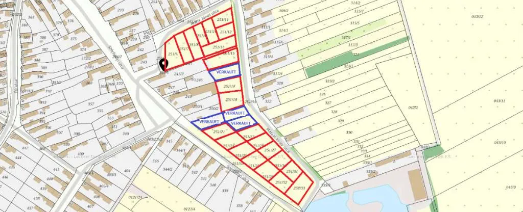 Baugrundstücke von 650 m² - 970 m² in Babót zum Verkauf – pohled 2