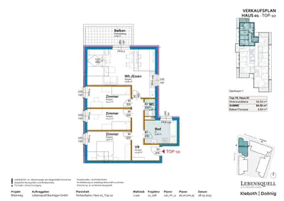 4-Zimmer-Wohnung kaufen in Linz – 84,59 m², € 398.111 – Bild 7 von 7