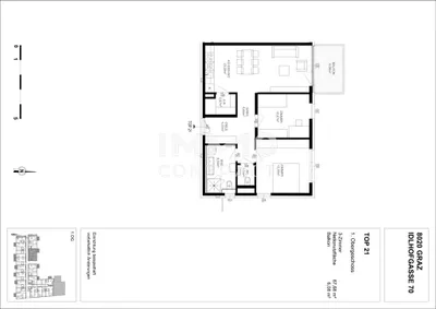 3-Zimmer-Wohnung mieten in Graz – 67,68 m², € 773 – Bild 9 von 9