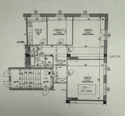 3-Zimmer-Wohnung mieten in Wien – 87,1 m², € 1.300 – Bild 14 von 14