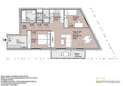 3-Zimmer-Wohnung kaufen in Wien – 73,77 m², € 449.000 – Bild 13 von 13