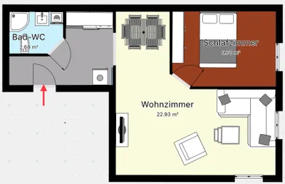 2-Zimmer-Wohnung mieten in Graz – 42,1 m², € 547 – Bild 9 von 17