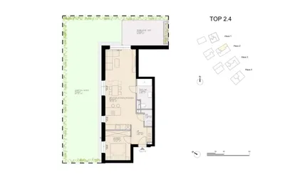 2-Zimmer-Wohnung kaufen in Linz – 58,04 m², € 495.000 – Bild 5 von 6