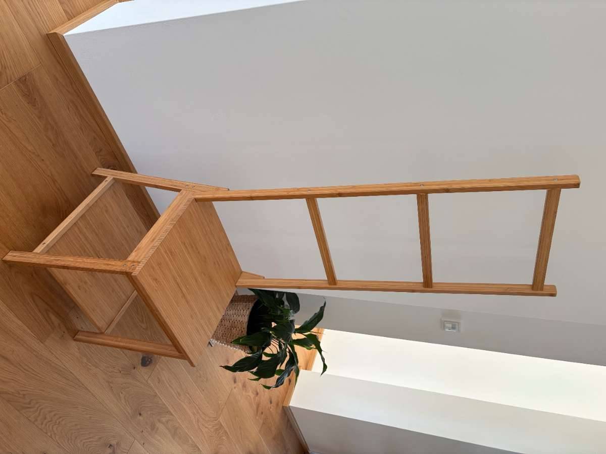 IKEA RGRUND Stuhl mit Handtuchhalter, Bambus,  18,- (8160 Weiz) -  willhaben