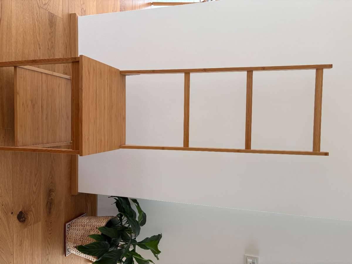 IKEA RGRUND Stuhl mit Handtuchhalter, Bambus,  18,- (8160 Weiz) -  willhaben
