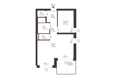2-Zimmer-Wohnung kaufen in Gmunden – 55,43 m², € 419.704 – Bild 4 von 24