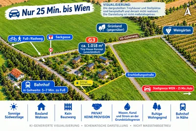 Grundstück mieten in Hollabrunn – 255 m² – Bild 1 von 8