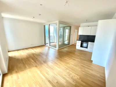 Donaumarina: Moderne 3 Zimmer-Wohnung mit Loggia samt Gym & Sauna zu mieten in 1020 Wien – Bild 2