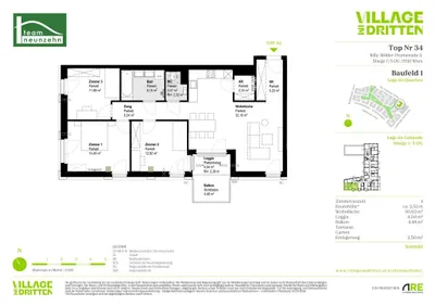 4-Zimmer-Wohnung mieten in Wien – 93,62 m², € 2.299 – Bild 29 von 29