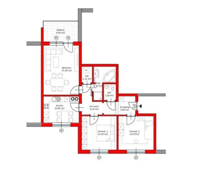 3-Zimmer-Wohnung kaufen in Graz – 85 m², € 299.500 – Bild 12 von 12