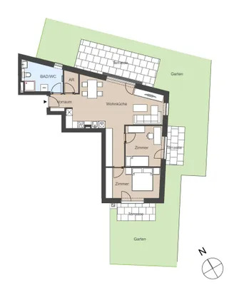 3-Zimmer-Wohnung kaufen in Wiener Neustadt Land – 71,05 m², € 315.000 – Bild 17 von 17