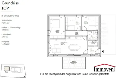4-Zimmer-Wohnung kaufen in Graz – 77,5 m², € 529.408 – Bild 5 von 5
