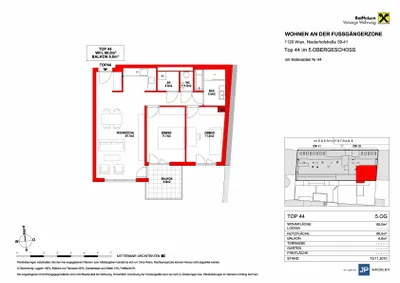 3-Zimmer-Wohnung mieten in Wien – 66 m², € 1.374 – Bild 13 von 13