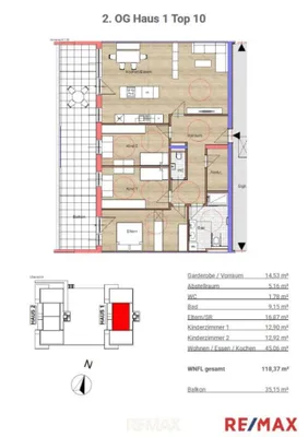 Wohnung kaufen in Grieskirchen – 118,37 m², € 487.082 – Bild 8 von 8