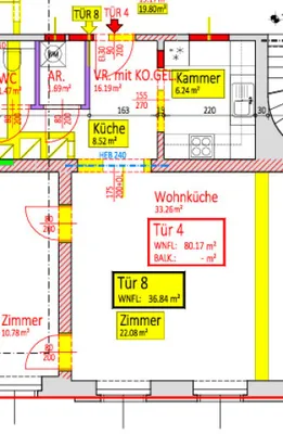 2-Zimmer-Wohnung kaufen in Wien – 36,84 m², € 198.000 – Bild 3 von 3