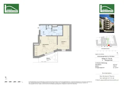 Immobilie kaufen in Wien – 40,32 m², € 262.000 – Bild 14 von 14