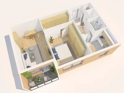 2-Zimmer-Wohnung mieten in Baden – 67 m², € 990 – Bild 2 von 19