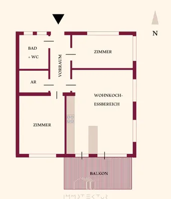 3-Zimmer-Wohnung mieten in Graz – 70,57 m², € 1.300 – Bild 17 von 17