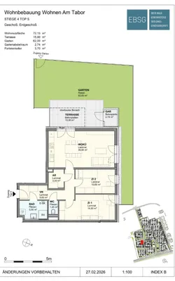 3-Zimmer-Wohnung mieten in Neusiedl am See – 72,24 m², € 945 – Bild 2 von 5