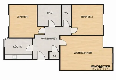 3-Zimmer-Wohnung kaufen in Wien – 76 m², € 325.000 – Bild 7 von 8
