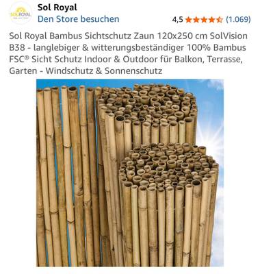 Bambus Sichtschutz kaufen - willhaben