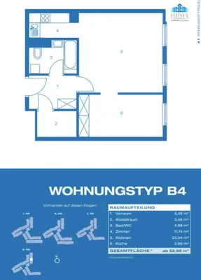 2-Zimmer-Wohnung kaufen in Wien – 52,66 m², € 269.000 – Bild 16 von 16