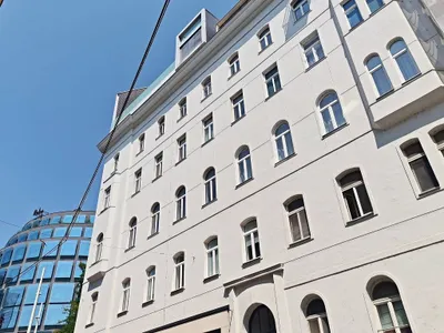 FUZO Mariahilfer Straße, 72 m2 Altbau, 2 Zimmer, Komplettküche, Duschbad, 1. Liftstock, Stumpergasse, U-Bahn-Nähe – Bild 2