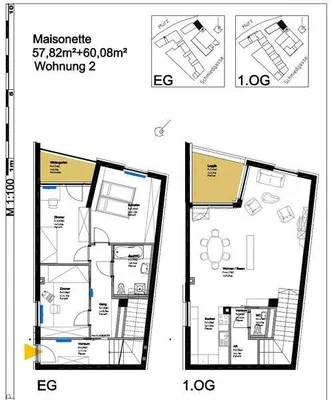 4-Zimmer-Wohnung mieten in Bruck-Mürzzuschlag – 129,86 m², € 1.534 – Bild 3 von 3