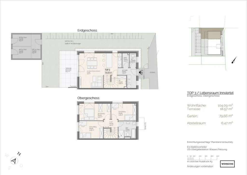 Moderne Reihenhäuser in Lengau – pohled 3