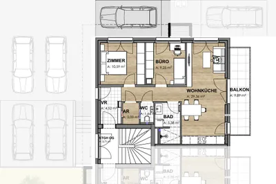 3-Zimmer-Wohnung mieten in Zell am See – 63 m², € 1.500 – Bild 2 von 4