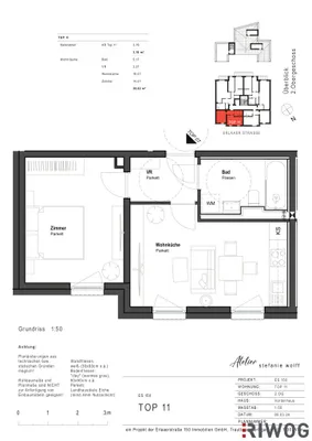 2-Zimmer-Wohnung mieten in Wien – 38,62 m², € 940 – Bild 10 von 10