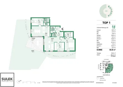 4-Zimmer-Wohnung mieten in Wien – 98,5 m², € 3.129 – Bild 25 von 25