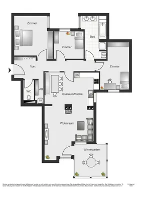 4-Zimmer-Wohnung mieten in Kufstein – 89,12 m², € 1.461 – Bild 9 von 10