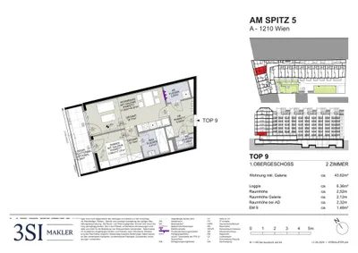 2-Zimmer-Wohnung kaufen in Wien – 43,62 m², € 259.500 – Bild 7 von 7